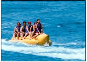 BANANA BOAT TOUR - ISLA TORTUGA